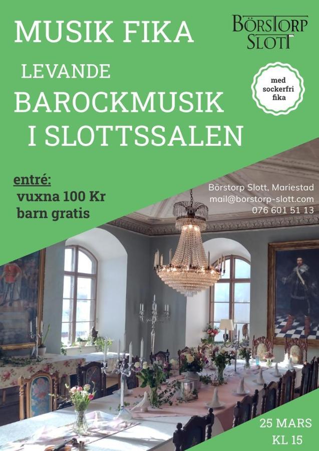 Bed and Breakfast Boerstorp Slott Lugnås Esterno foto